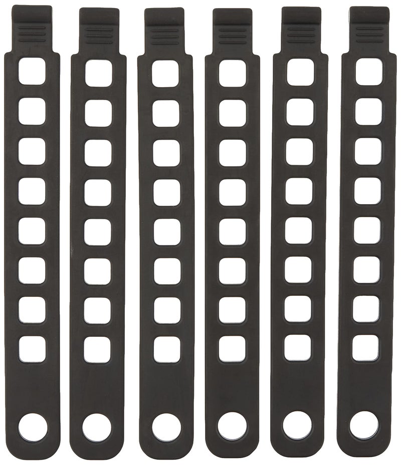 Hollywood Racks Rubber Strap (Pack of 6), 8.5"